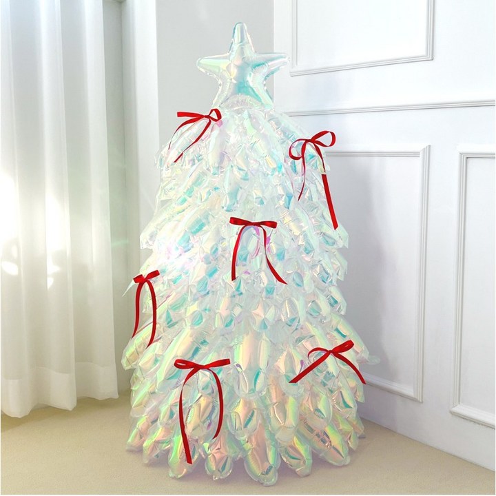 하피블리 오로라 대형 트리 풍선 크리스마스 파티 용품 스탠딩 에드벌룬 장식