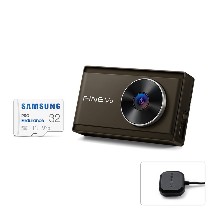 파인뷰 와이파이 전후방 QHD FHD 2채널 블랙박스 X3300 NEW, 32GB, GPS안테나 동글미포함