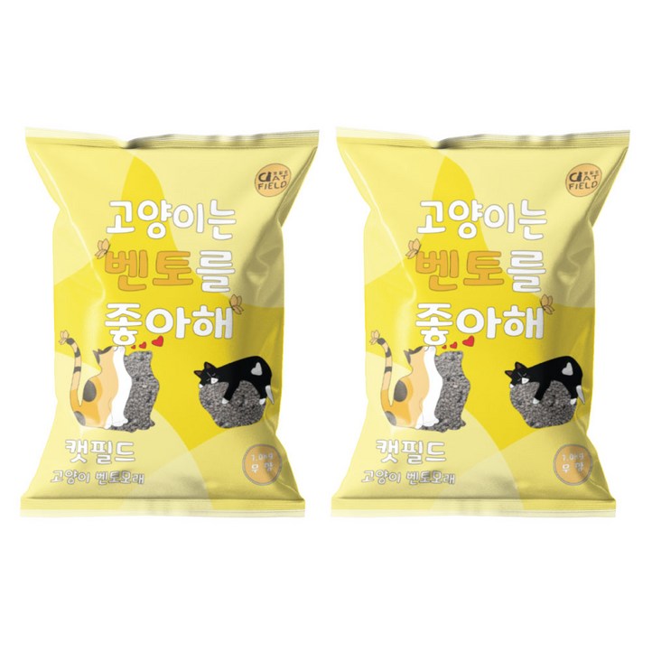 캣필드 응고형 고양이 벤토 모래 캣필드 응고형 고양이 벤토 모래