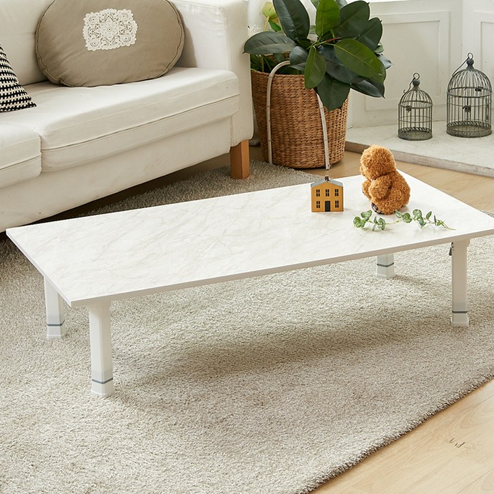 BHOME LPM 1200×600마블 다용도테이블, 혼합색상