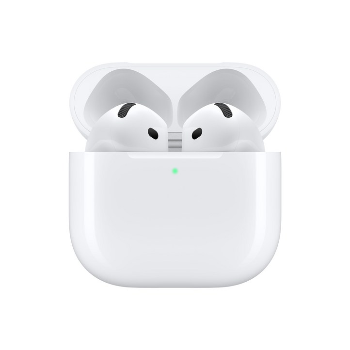 Apple 2024 에어팟 4세대 액티브 노이즈 캔슬링 블루투스 이어폰, MXP93KHA, 화이트