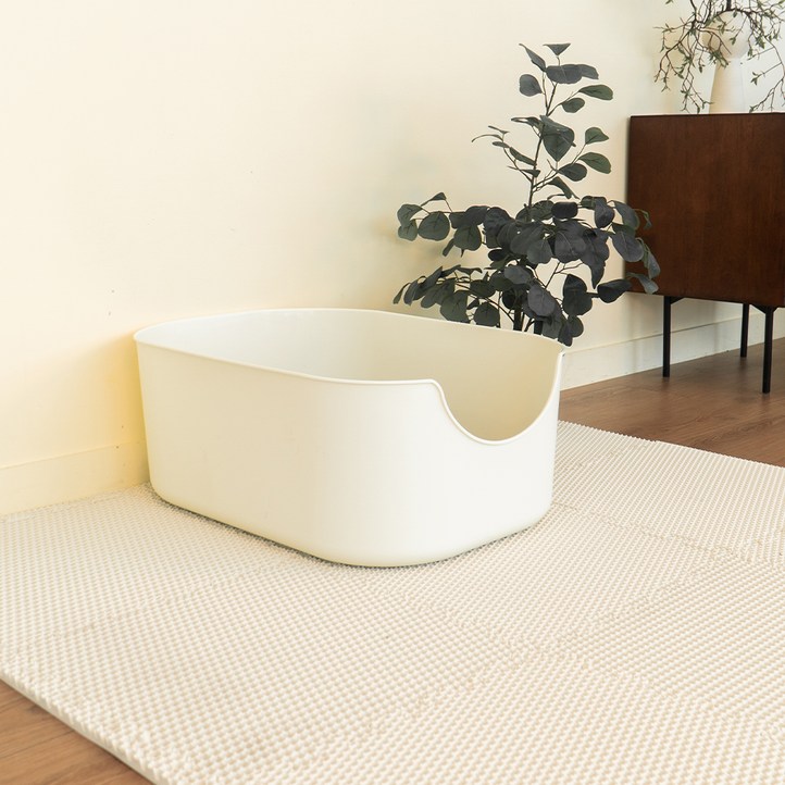 정글몬스터 고양이 쏙쏙 모래 매트, 단일색상