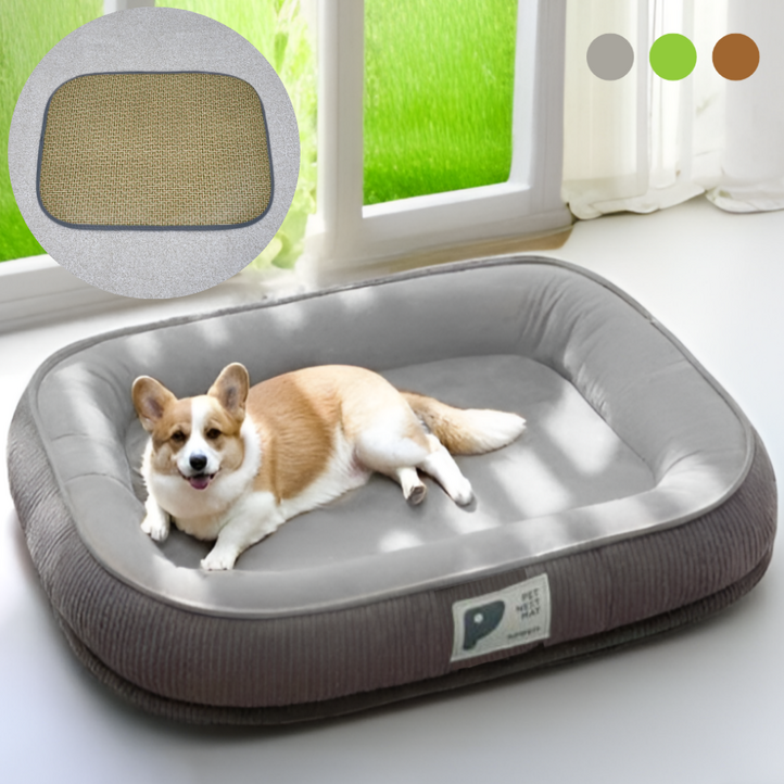 품질UP 가격 DOWN 런레이더 반려동물 강아지 마약 방석, 그레이, 1개