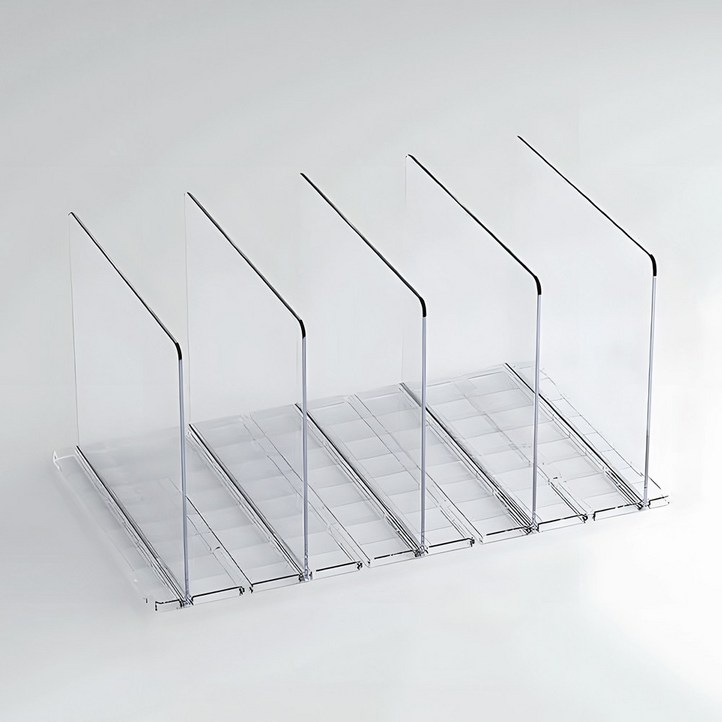 이소품 아크릴 가방정리대 다용도 수납정리함 3칸 4칸