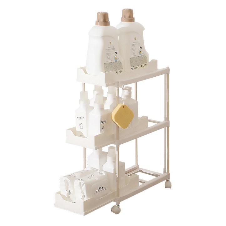 풀라이프 슬라이딩 이동식 트롤리 20cm