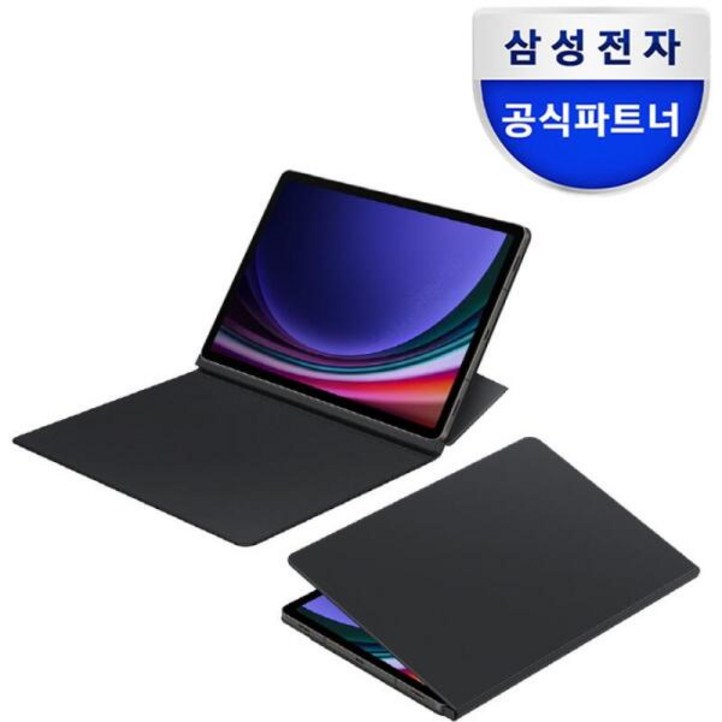 (삼성전자) 갤럭시탭 S9 스마트 북커버 (EF-BX710)(S9 FE 호환 가능) (블랙), 1개
