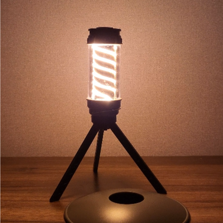홈빌더엠 에디쓴 캠핑랜턴 미니 충전식 휴대용 LED 차박 감성 조명, 1개