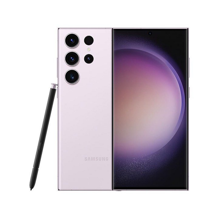 삼성 갤럭시 S23울트라 중고 공기계 핸드폰, 256GB, 라벤더A급