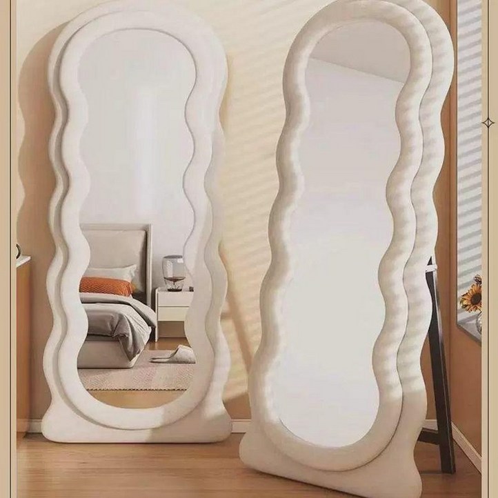 물결 전신거울 웨이브 거울 옷가게 인테리어 에토레
