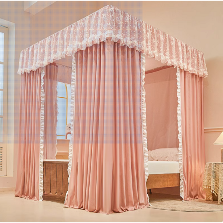 침대 커텐 난방텐트 커텐형