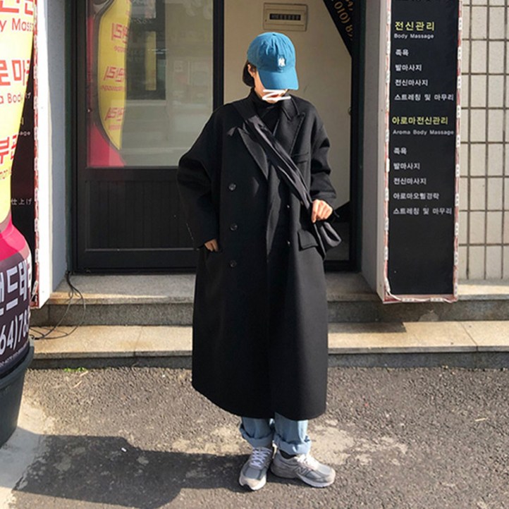 J1238 데초르 빅사이즈여성의류 겨울 롱코트 44110