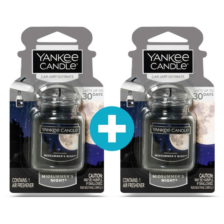 11 양키캔들 카자 얼티메이트 차량용 자동차 방향제 디퓨저, 2개, 미드썸머나잇