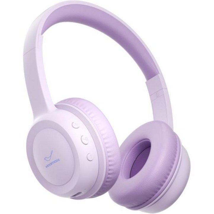 키즈 블루투스 헤드폰 85dB 볼륨 제한기 포함 무선 30시간 재생 시간 조절식 헤드밴드 스쿨 온라인 수업 여행용 오버이어