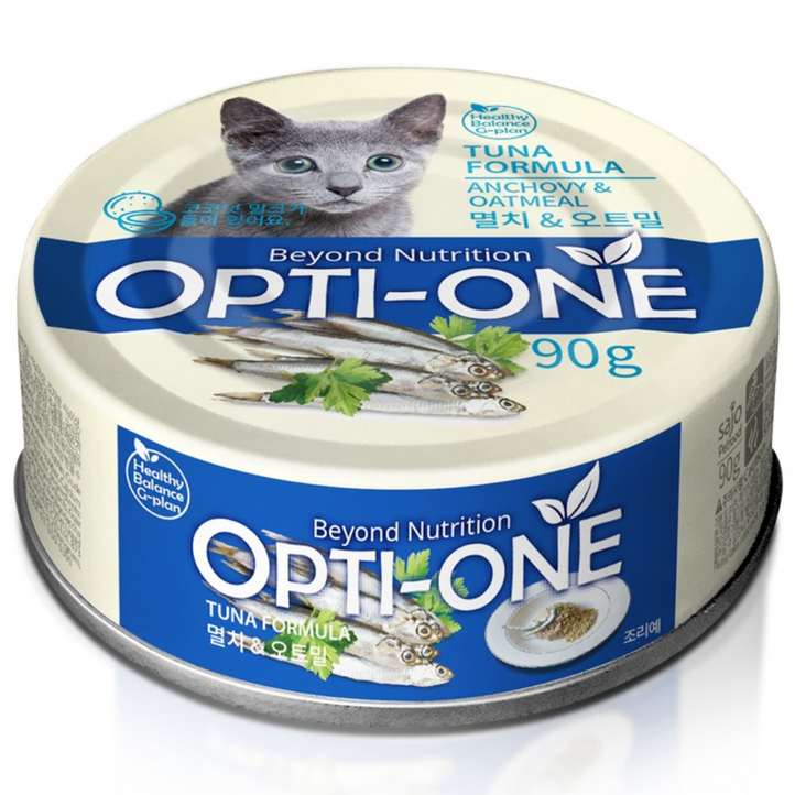 옵티원 고양이 캔 멸치 오트밀 90g 24개, 멸치 오트밀, 90g, 1개