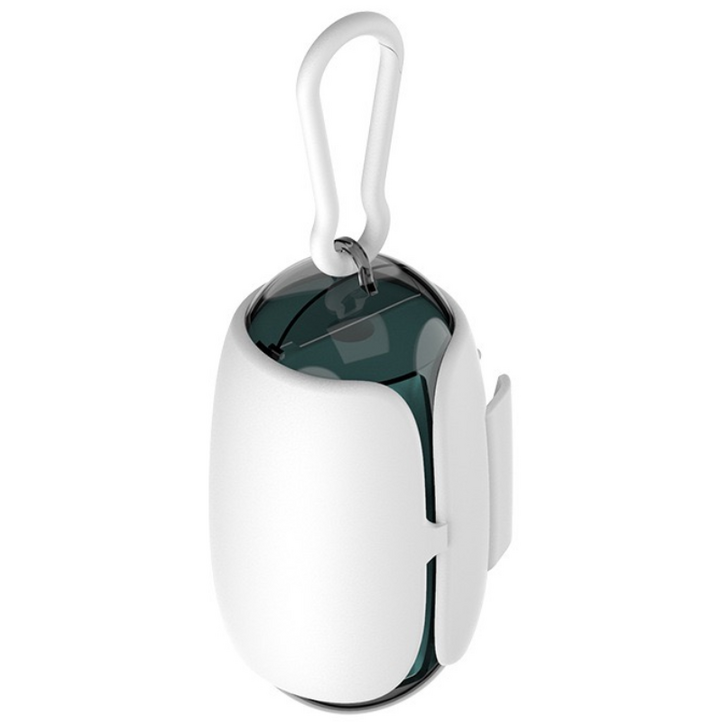 강아지 다용도 풉백똥주머니홀더 캡슐 파우치봉투1개포함, 화이트, 1개