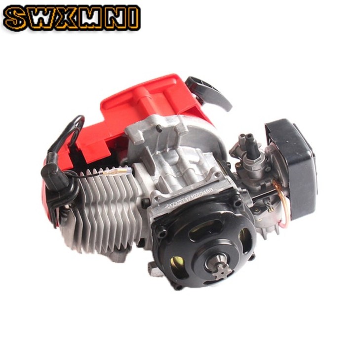 엔진킥보드 오토바이 47cc 49cc 2 Stroke Pull Start Engine Motor For Mini Go Kart Dirt Bike 가솔린 스쿠터 ATV Pocket