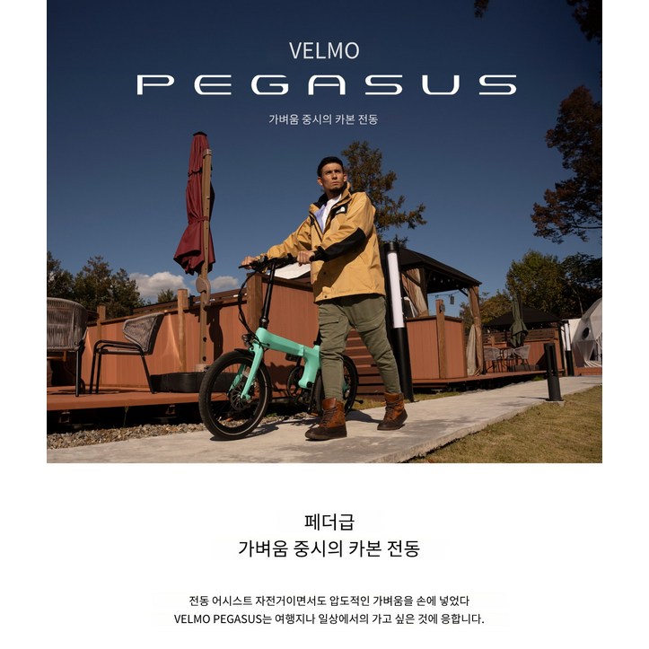 관세포함 VELMO 벨모 PEGASUS 초경량타입 접이식 전기자전거 세련된 디자인, 카본블랙, 기본 관세포함 VELMO 벨모 PEGASUS 초경량타입 접이식 전기자전거 세련된 디자인, 카본블랙, 기본