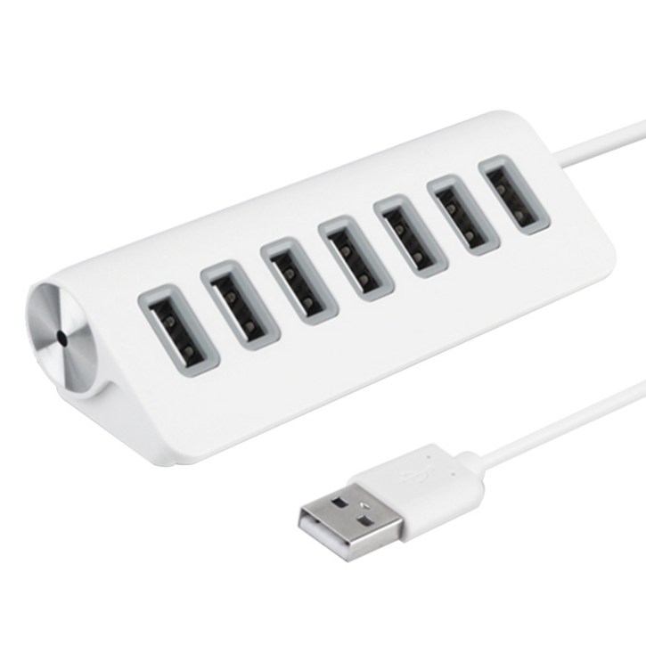 코시 뉴욕 7포트 USB 허브 UH3221, 화이트, 1개 코시 뉴욕 7포트 USB 허브 UH3221, 화이트, 1개
