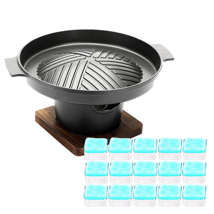 뉴비아 더블 미니화로 NEWVIAMB1100 에탄올고체연료 30g x 15p 세트, 1개, 22 x 22 x 2.8 cm 뉴비아 더블 미니화로 NEWVIAMB1100 에탄올고체연료 30g x 15p 세트, 1개, 22 x 22 x 2.8 cm