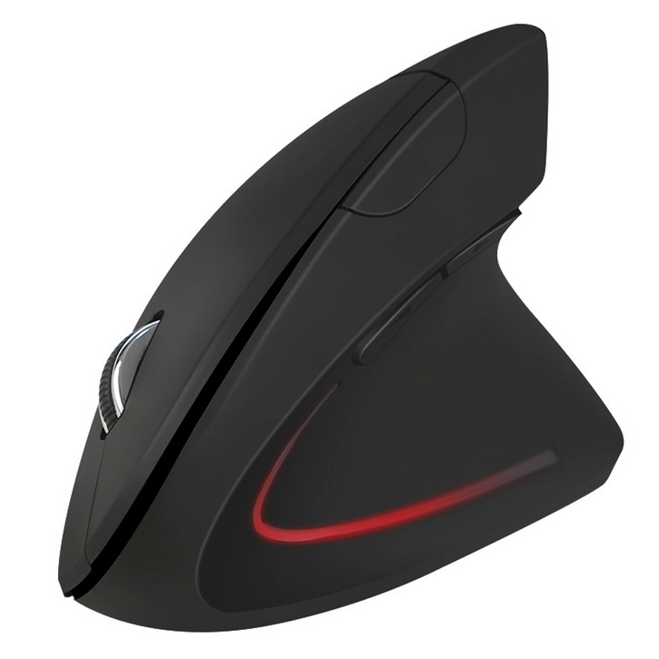 morac 베레스 인체공학 무선 버티컬 마우스 MRVERES, MRVERES, 블랙