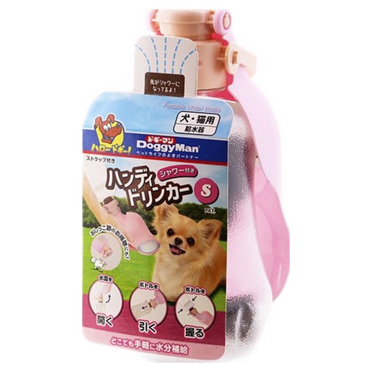 도기맨 강아지 클린 펫 보틀 S, 핑크, 1개