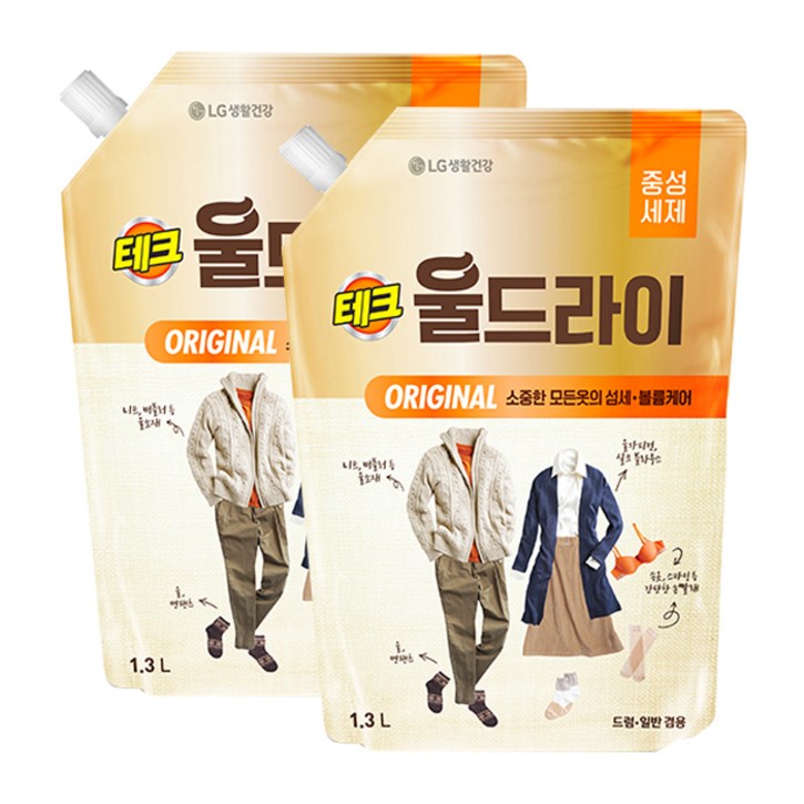 테크 울드라이 오리지널 세탁세제 리필