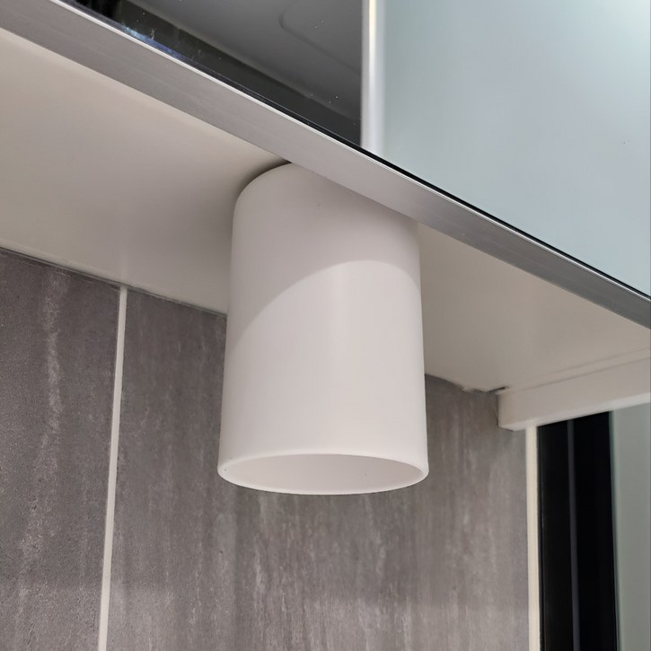 라인스미스 자석부착식 세면대 거꾸로 양치 컵 + 자석 세트