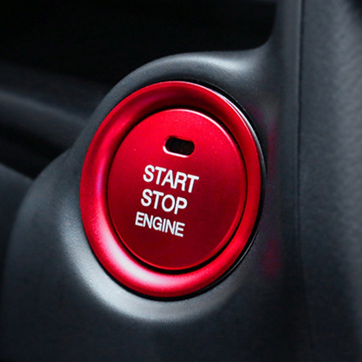 리버폭스 차량용 부착식 몰딩 스타트 버튼 커버