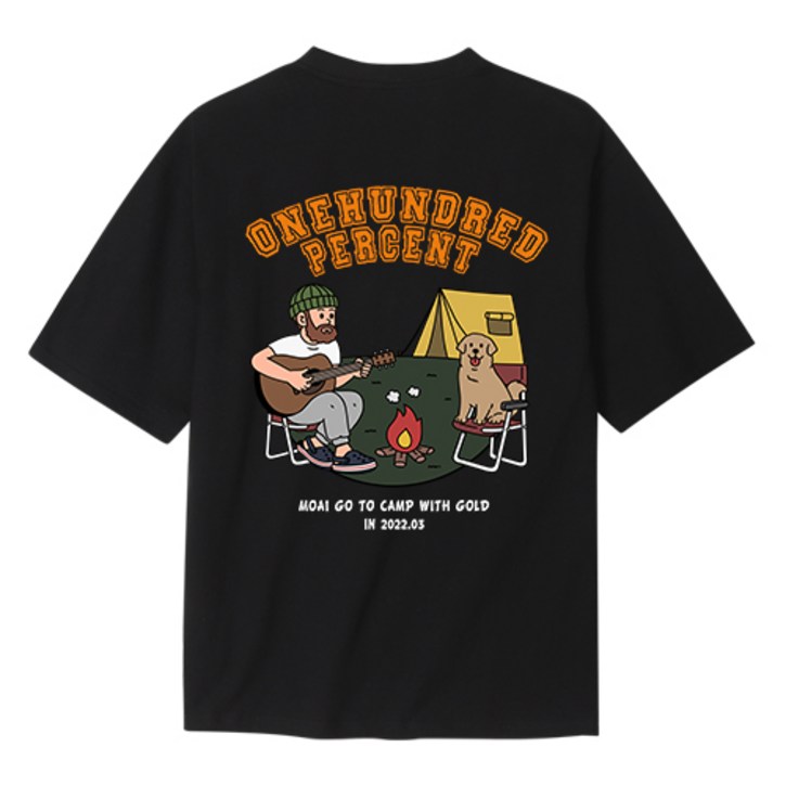 OHP X MOAI 작품을 입는다 남여공용 면100 반팔티 시리즈