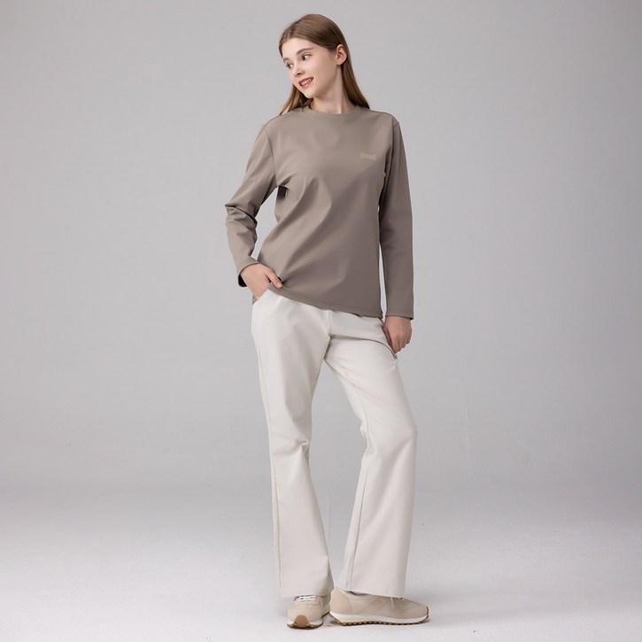 에버라스트 여자 부츠컷 슬랙스 바지 밴딩팬츠