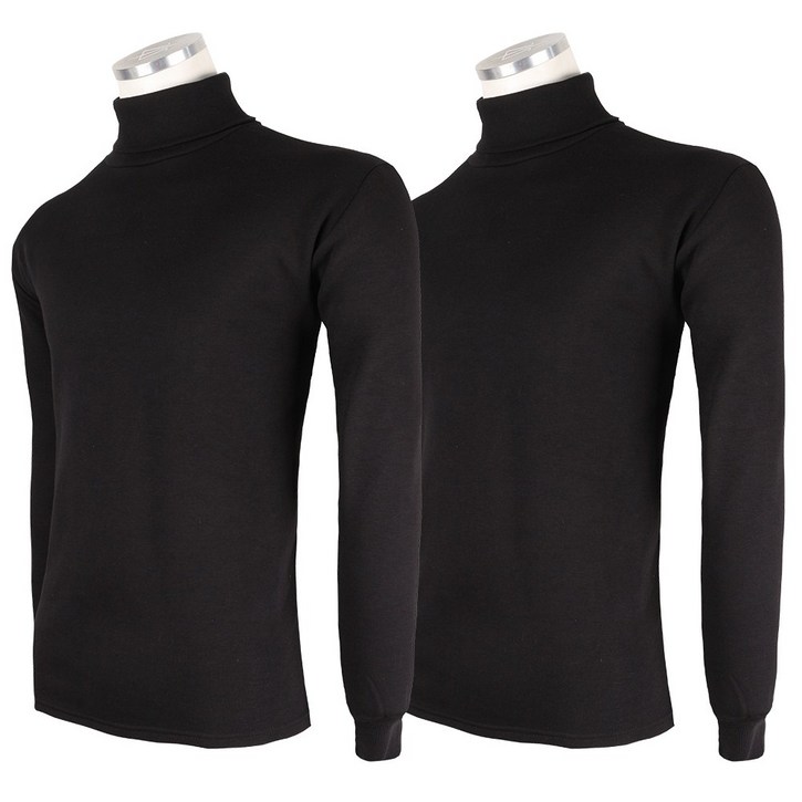 모스트젠틀맨 11 기본무지 남자 목폴라 기모긴팔티 스판 입기 좋은 티셔츠 포근한