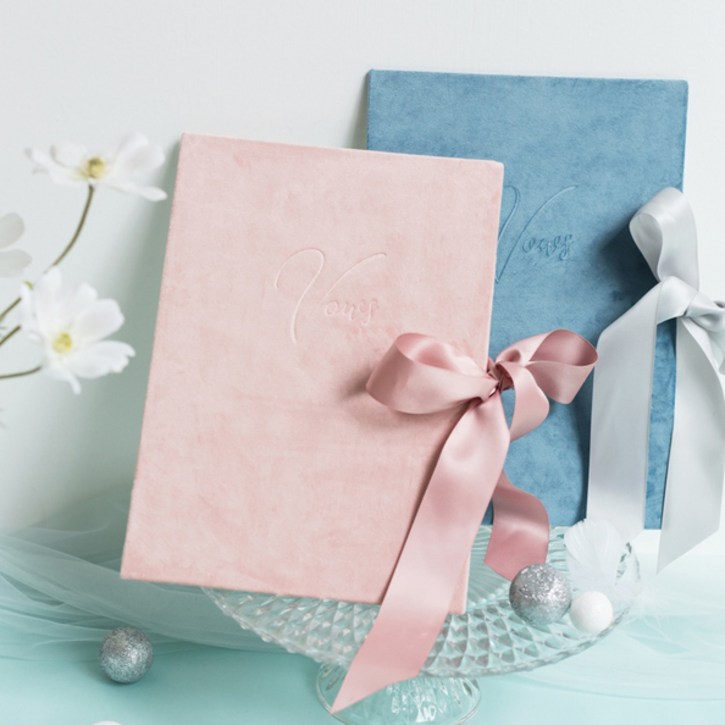 혼인서약서 케이스 A4 성혼선언문 축사 벨벳케이스 결혼서약서 덕담