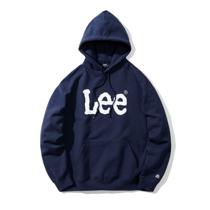 국내매장정품 LEE 상의 빅트위치 루즈핏 후드 네이비 국내매장정품 LEE 상의 빅트위치 루즈핏 후드 네이비