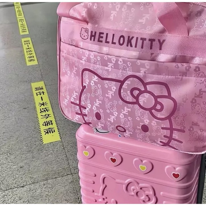 당일출고 산리오 헬로키티 핑크 여행가방