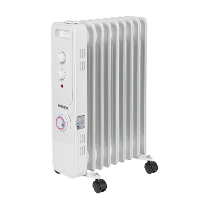 본사공식 한양테크 타이머 전기 라디에이터 5핀7핀9핀11핀15핀 동파방지 가정용 업소용, 타이머 라디에이터 9핀화이트 HYR09