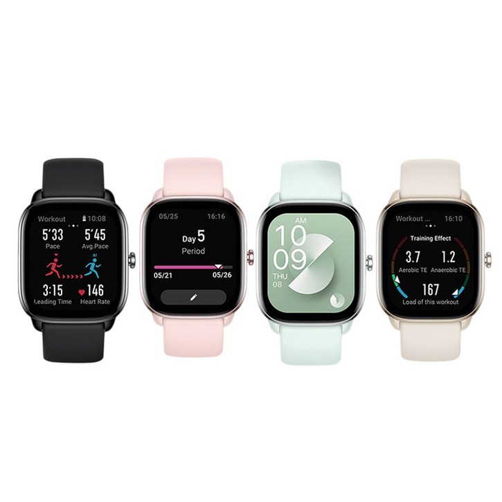 어메이즈핏 AMAZFIT GTS4MINI 판 블랙 스마트워치 미니 화면