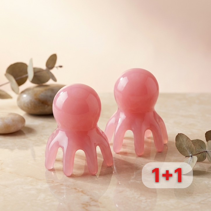 문어 괄사 11 두피 바디 지압 마사지기