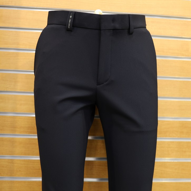 INDIAN 네이비 솔리드 골프 바지 MIGDL4F8321