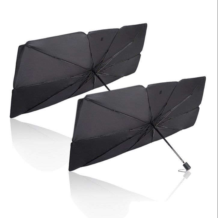 레드빈 우산형 차량용 햇빛가리개 대형 2개 세트, 1세트