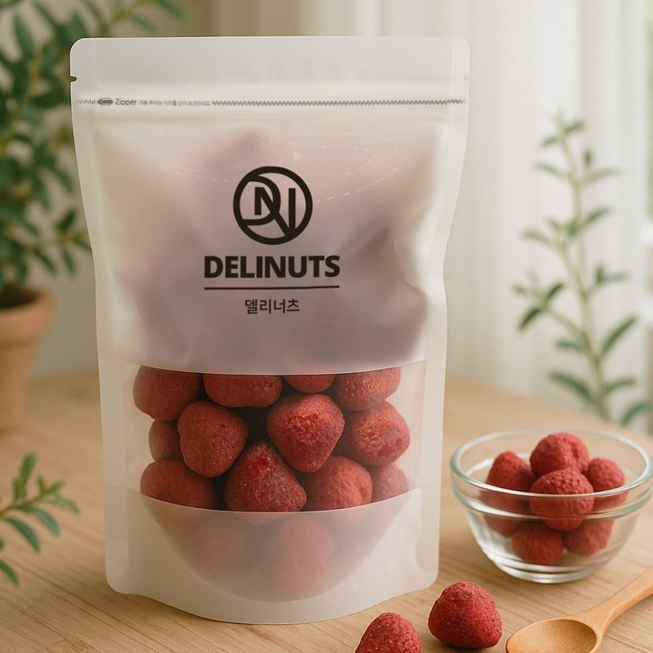 델리너츠 동결건조 딸기 과일칩 야채칩