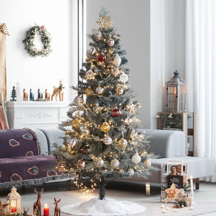 홍트리 크리스마스트리 전구 장식 풀세트 1.3m~2m