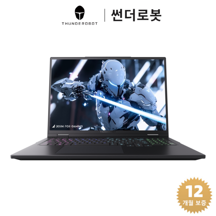 ThundeRobot 썬더로봇 RZ16 인텔 14세대 코어 i7-14700HX RTX 5060, RZ16, Free DOS, 16GB, 1TB, 블랙