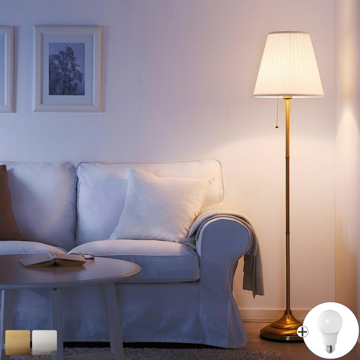 이케아 장스탠드 무드등 거실 오르스티드 (LED전구증정)