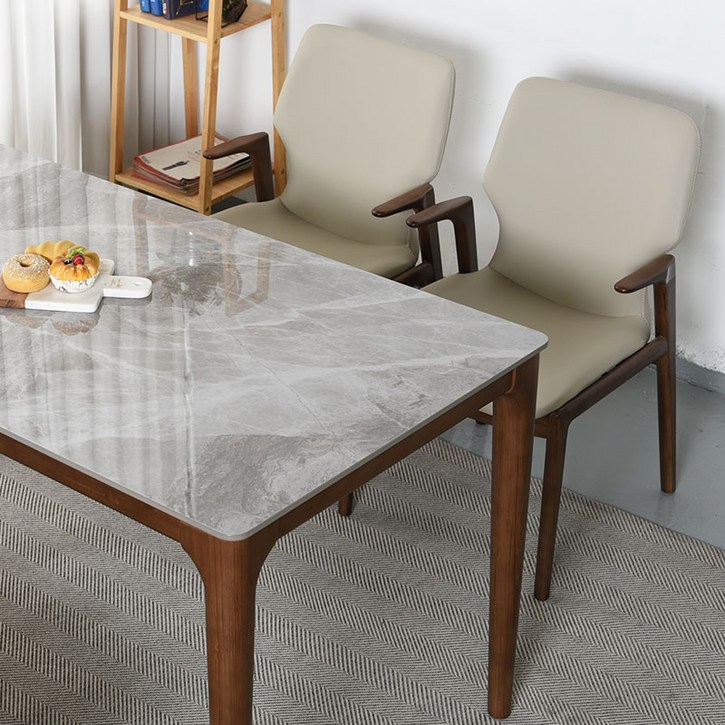 세라믹 4인, 6인용 고급 원목 식탁세트T0040CW