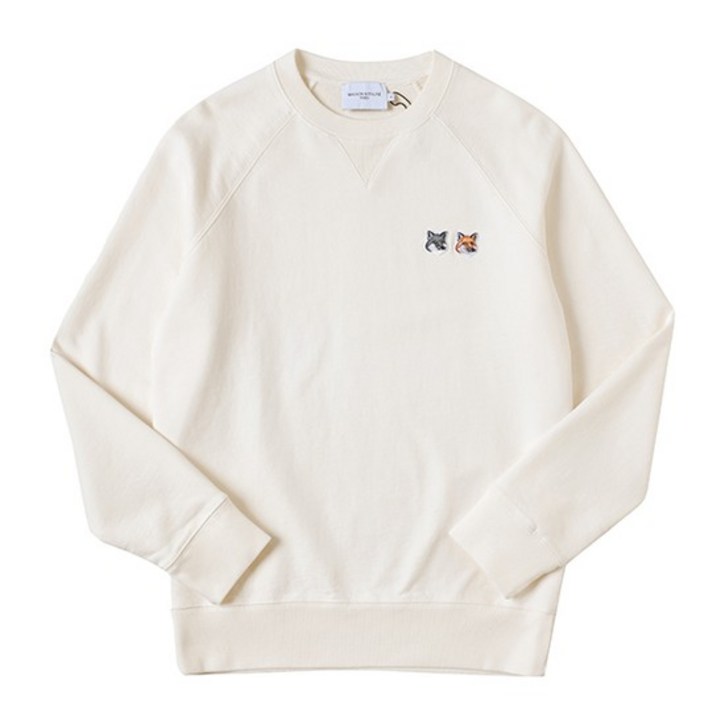 FM00358KM0002 P702 더블 폭스 헤드 패치 남성 맨투맨