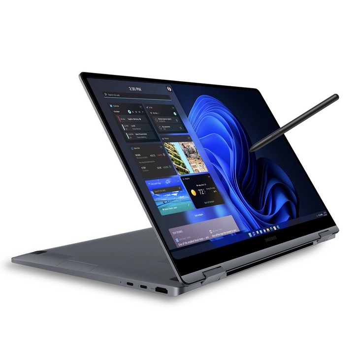 삼성전자 갤럭시북4 360 NT750QGQ-A51A 15.6인치 S펜동봉 2in1 최신 대학생 사무용 업무용 태블릿PC 터치 노트북 추천, 문스톤 그레이, 갤럭시북4 360, 512GB, 16GB, WIN11 Home