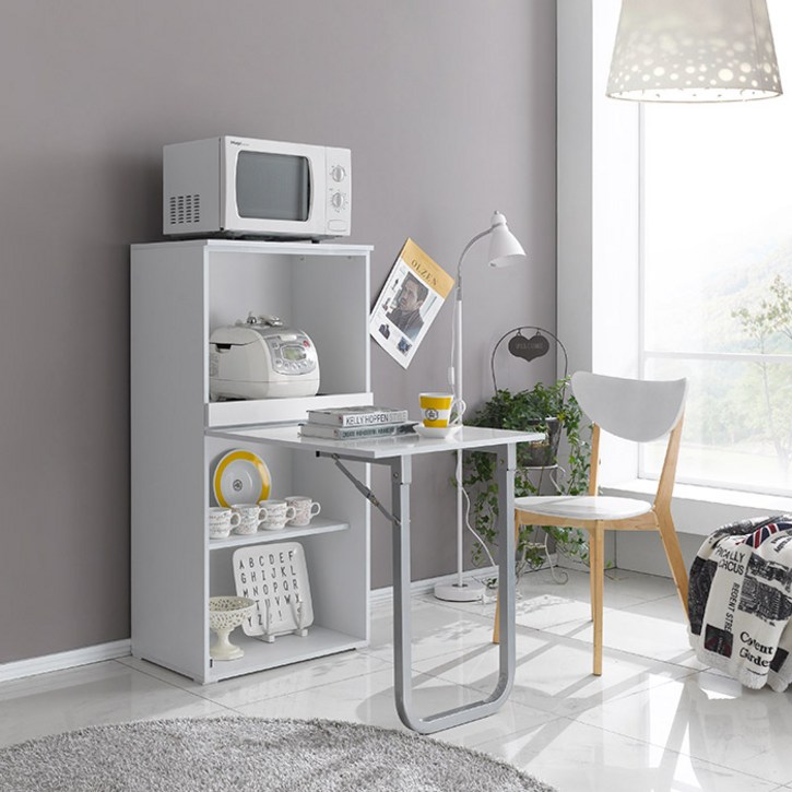 퍼스웰 루비 LPM코팅 1200접이식 식탁렌지대CW033, 화이트