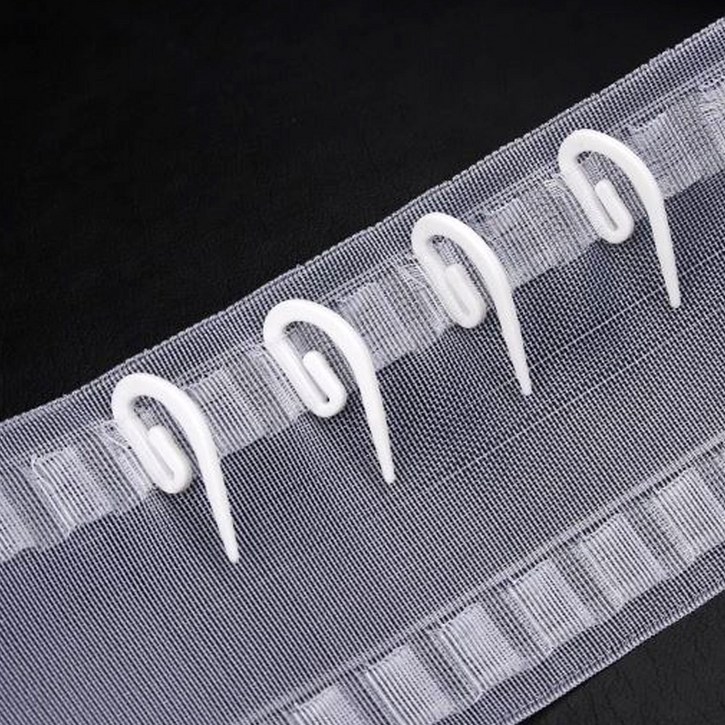 커튼핀 실버 골드 플라스틱 높이조절 커텐핀 커튼부속품 부자재