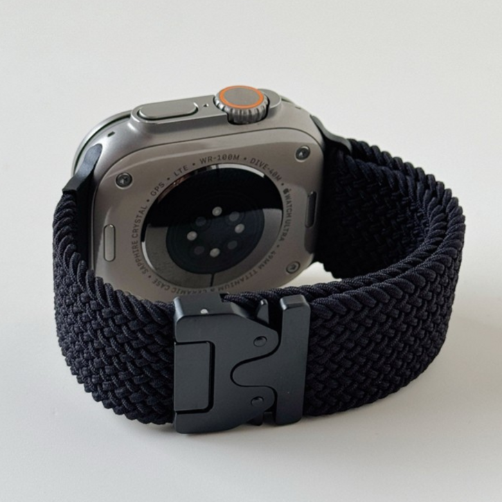 밴드톡 애플워치 호환 파라슈트 스타일 버클 브레이드 스포츠 루프 스트랩 (10 9 8 7 6 5 4 3 2 SE2 Ultra)