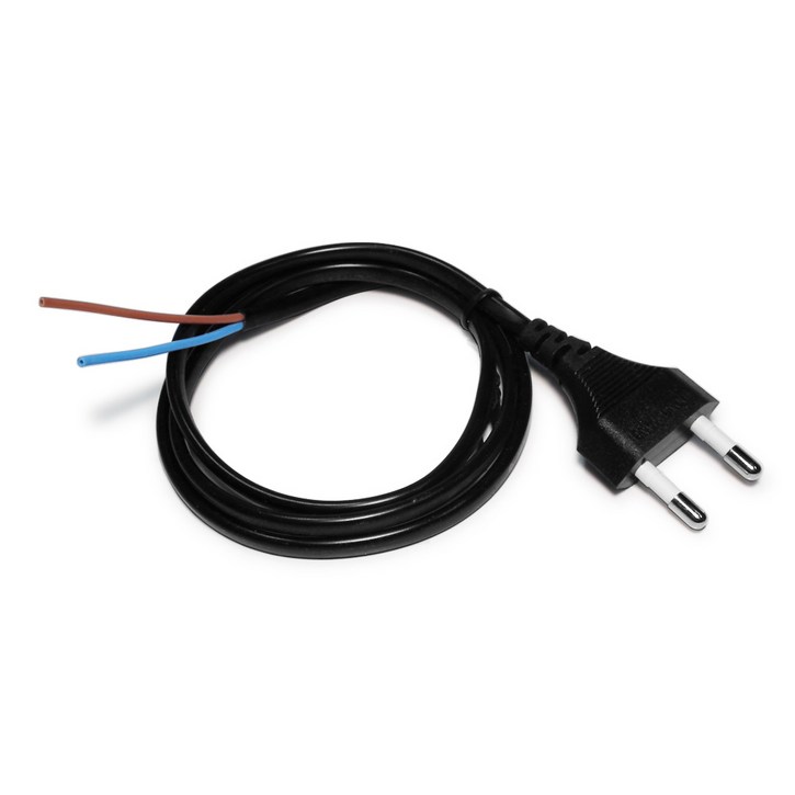 전기코드선 브래트 0.75sq 2선 전기선 전원코드선 전선코드 220V 전기코드 파워코드 전원선 무접지 코드선